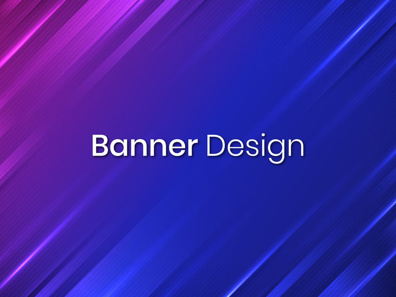Banner design showcase project