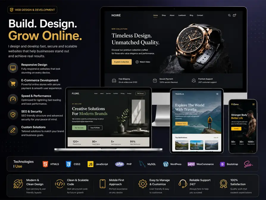 E-commerce website design project