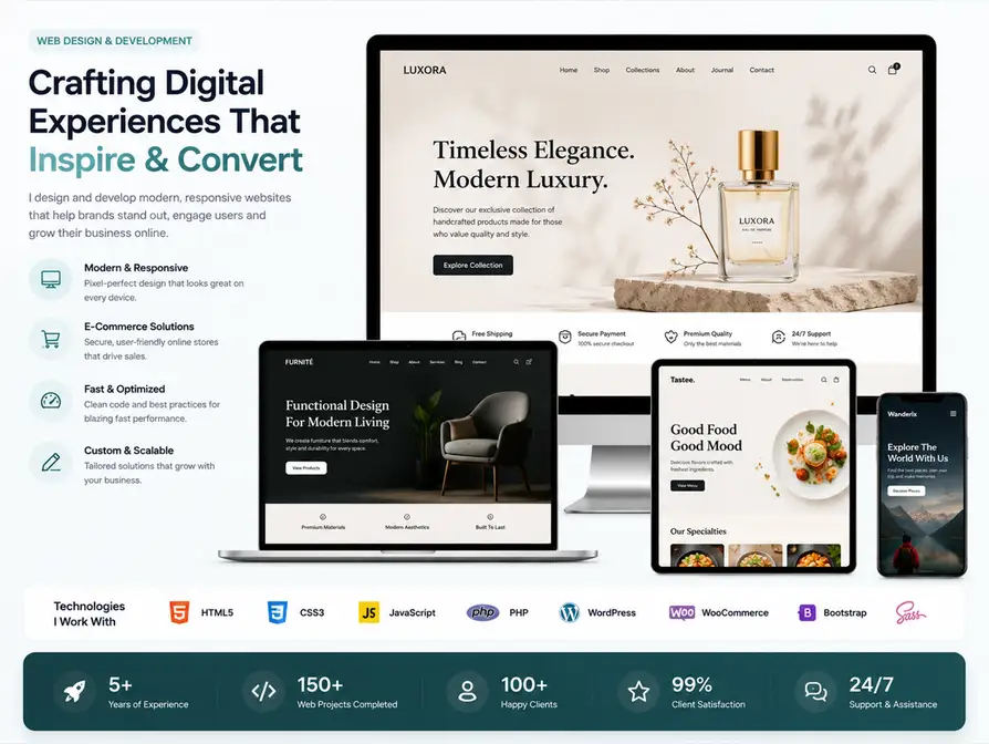Responsive web design project